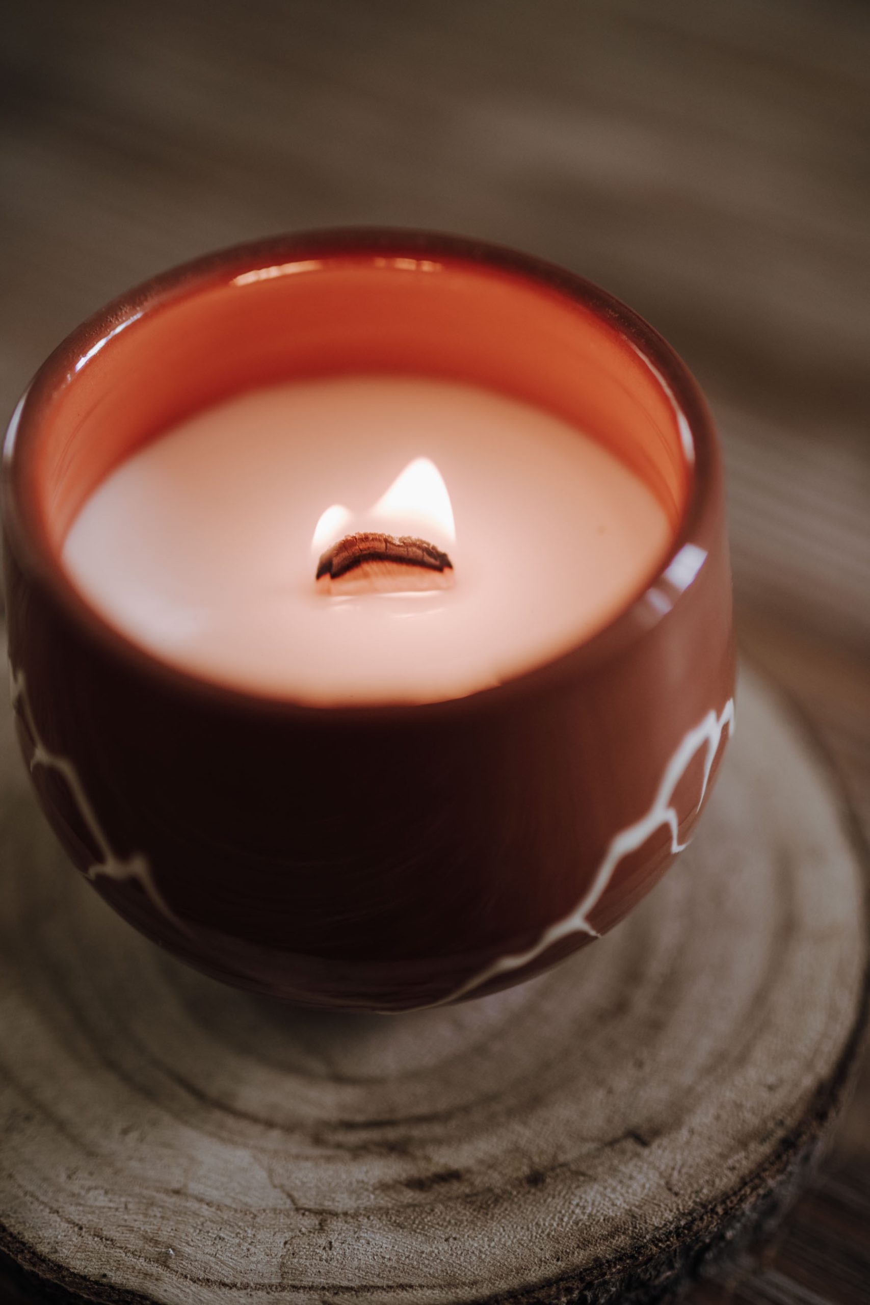 bougie végétale parfumée montagne
